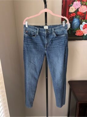 Hudson Women's Blue Stretch Slim Natalie midrise ankle Jeans